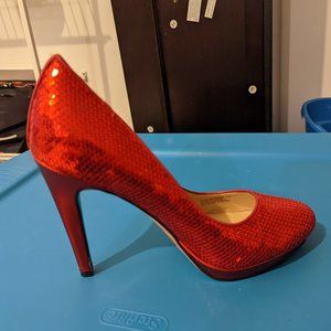 Cole Haan Red Sequin Shoes